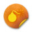 Orange sticker badges 281